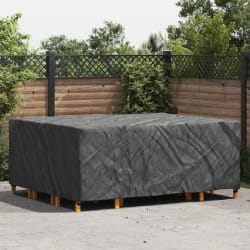 vidaXL Housse pour mobilier d'extérieur Noir 250 x 210 x 70 cm 420D