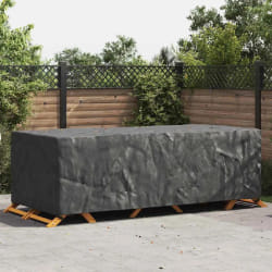 vidaXL Housse pour mobilier d'extérieur Noir 300 x 110 x 70 cm 210D