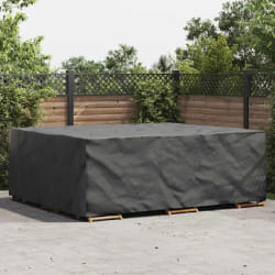 vidaXL Housse pour mobilier d'extérieur Noir 300 x 250 x 100 cm 600D
