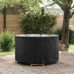 vidaXL Housse pour mobilier d'extérieur 128 x 128 x 71 cm Tissu 210D