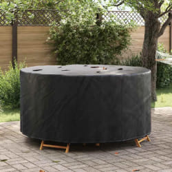 vidaXL Housse pour mobilier d'extérieur 182 x 182 x 85 cm Tissu 210D