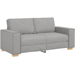 Canapé 2 places Gris nuage 140 cm Tissu Vidaxl