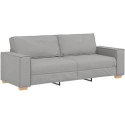 Canapé 3 places Gris nuage 180 cm Tissu Vidaxl