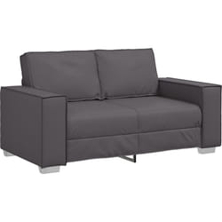 Vidaxl - Canapé Loveseat Gris 120 cm en simili cuir