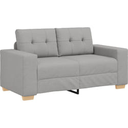 Vidaxl - Canapé loveseat gris nuage 120 cm en tissu
