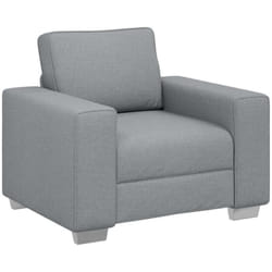 Vidaxl - Canapé avec coussin Gris clair 100 x 77 x 82 cm tissu