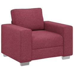 Vidaxl - Canapé Avec Coussin Rouge Bordeaux 100 X 77 X 82 Cm Tissu