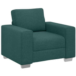 Vidaxl - Canapé avec coussin Vert foncé 100 x 77 x 82 cm tissu