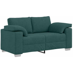 Canapé avec coussin Vert foncé 160 x 77 x 82 cm tissu vidaXL