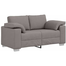 Vidaxl - Canapé avec coussin Taupe 160 x 77 x 82 cm tissu