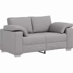 Ce canapé est fait pour illuminer votre salon, alliant confort et style. Avec son tissu gris nuage tendance et ses coussins m ...