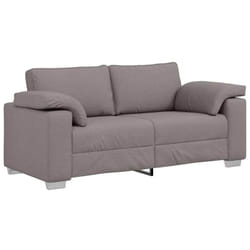 Vidaxl - Canapé avec coussin Taupe 180 x 77 x 82 cm tissu