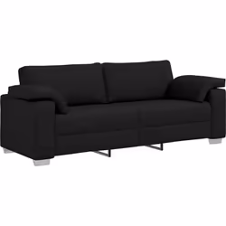 Ce canapé d'extérieur noir allie style et confort, parfait pour embellir votre espace extérieur. Son look moderne s'intègre p ...