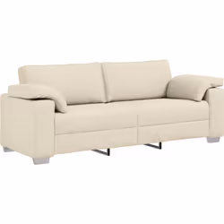 Cet ensemble de canapé 3 pièces de vidaXL est une touche stylée et pratique pour votre salon, mêlant design moderne et confor ...