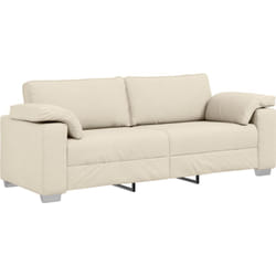 Vidaxl - Canapé en lin 3 places 178 cm