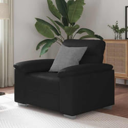 Vidaxl - Fauteuil noir 60 cm similicuir