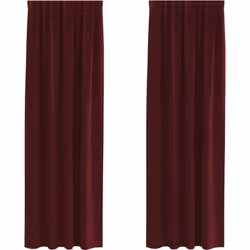 Ce rideau rouge vin est le combo parfait de style et de pratique, conçu pour améliorer tes espaces de vie. Les rideaux modern ...