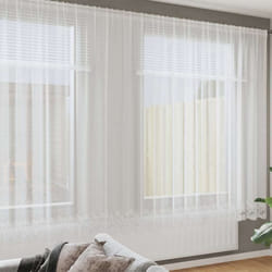 Rideau En Dentelle Blanc 900 X 240 Cm Polyester Vidaxl