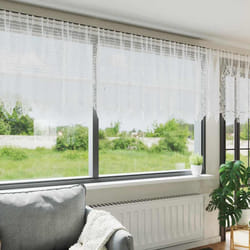 Rideau En Dentelle Blanc 600 X 100 Cm Polyester Vidaxl