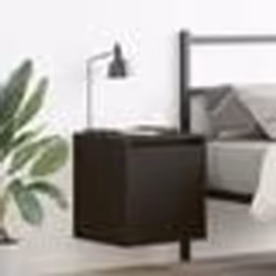 vidaXL Tables de chevet murales 2 pcs noir 38x34x40 cm