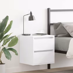 Améliorez votre chambre à coucher avec ces tables de chevet murales ! Elles s'intègrent facilement à tous les styles de meubl ...