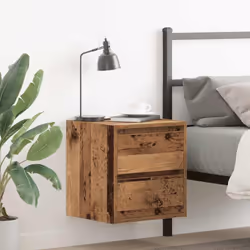 Améliorez votre chambre à coucher avec cette table de chevet murale ! Elle s'intègre facilement à tous les styles de meubles ...