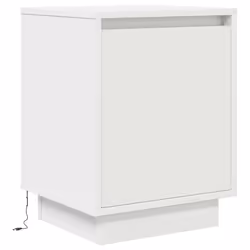 VidaXL 861265 Table de nuit et table de chevet Blanc