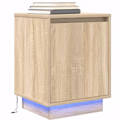 VidaXL 861269 Table de nuit et table de chevet Chêne