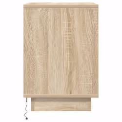 VidaXL 861269 Table de nuit et table de chevet Chêne - Vue supplémentaire 7