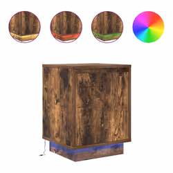 VidaXL 861274, Chêne, Bois, 380 mm, 340 mm, 500 mm, 2 pièce(s)