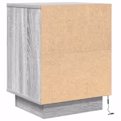 VidaXL 861276 Table de nuit et table de chevet Chêne - Vue supplémentaire 8