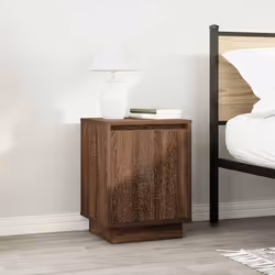 VidaXL 861277 Table de nuit et table de chevet Chêne - Vue supplémentaire 4