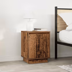 VidaXL 861279 Table de nuit et table de chevet Bois - Vue supplémentaire 4