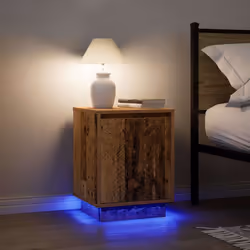 VidaXL 861279 Table de nuit et table de chevet Bois - Vue supplémentaire 5