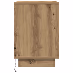 VidaXL 861281 Table de nuit et table de chevet Chêne - Vue supplémentaire 7