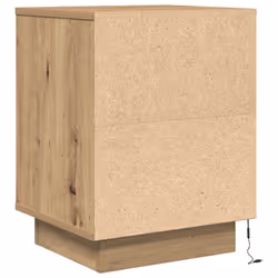 VidaXL 861281 Table de nuit et table de chevet Chêne - Vue supplémentaire 8