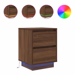 VidaXL 861295, Chêne, 2 tiroir(s), Bois, 60 kg, 5 kg, 380 mm