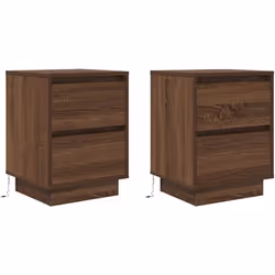 Améliorez votre chambre à coucher avec ces tables de chevet dotées de lumières LED ! Elles complètent facilement n'importe qu ...