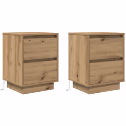 Améliorez votre chambre à coucher avec ces tables de chevet dotées de lumières LED ! Elles complètent facilement n'importe qu ...