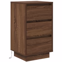Améliorez votre chambre à coucher avec cette table de chevet dotée d'un éclairage LED ! Elle s'intègre facilement à tous les  ...