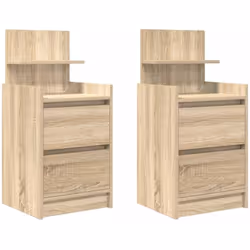 Introduisez un air de charme dans le décor actuel de votre pièce avec ces tables de chevet élégantes ! Matériau stable et dur ...