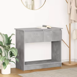 La table console offre un espace de rangement avec des tiroirs, gardant votre espace bien rangé et organisé tout en ajoutant  ...