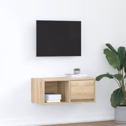 Cette armoire TV murale est la solution parfaite pour votre espace de vie afin de maximiser l'espace et de garder les surface ...
