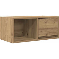 Meuble tv chêne artisanal 60x31x25,5 cm bois d'ingénierie Vidaxl