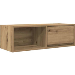 Vidaxl - Meuble tv chêne artisanal 80x31x25,5 cm bois d'ingénierie
