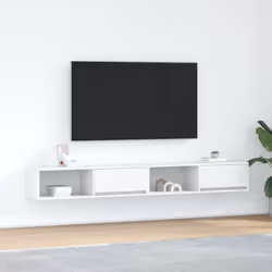 Ces armoires TV murales sont la solution parfaite pour votre espace de vie afin de maximiser l'espace et de garder les surfac ...