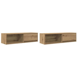 Vidaxl - Meubles tv 2 pcs chêne artisanal 100x31x25,5 cm bois ingénierie