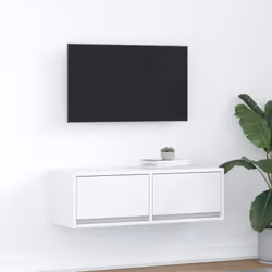 Cette armoire TV murale est la solution parfaite pour votre espace de vie afin de maximiser l'espace et de garder les surface ...