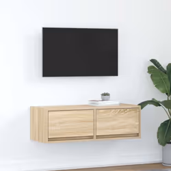 Cette armoire TV murale est la solution parfaite pour votre espace de vie afin de maximiser l'espace et de garder les surface ...