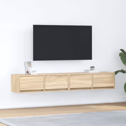 Ces armoires TV murales sont la solution parfaite pour votre espace de vie afin de maximiser l'espace et de garder les surfac ...